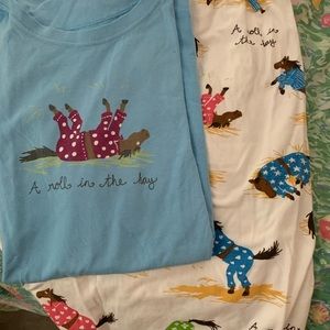 Cute “roll in the hay” women’s pajamas. Size XXL.